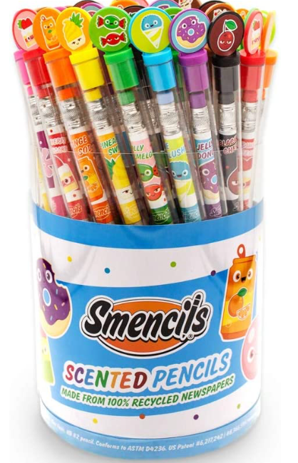 Scentco Graphite Smencils - HB #2 Scented Pencils, 10 Count